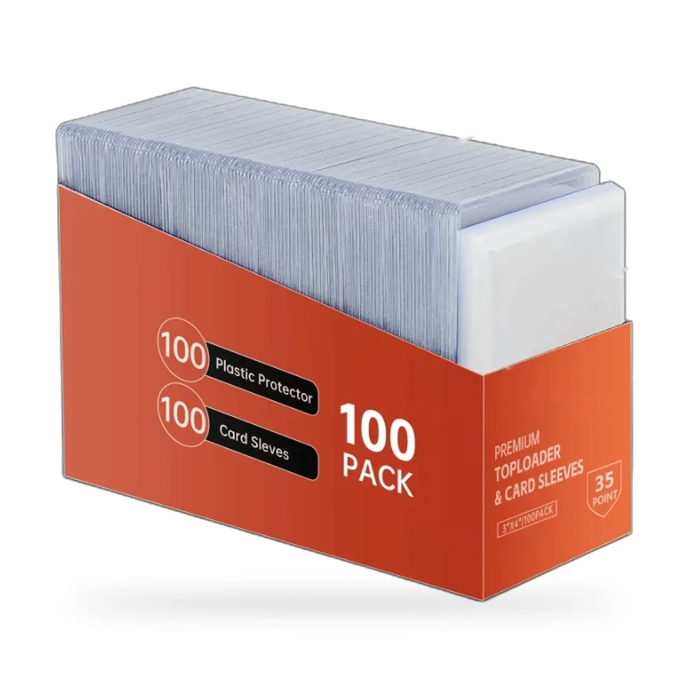 35PT Toploader 3x4" (100 Toploaders + 100 Sleeves)