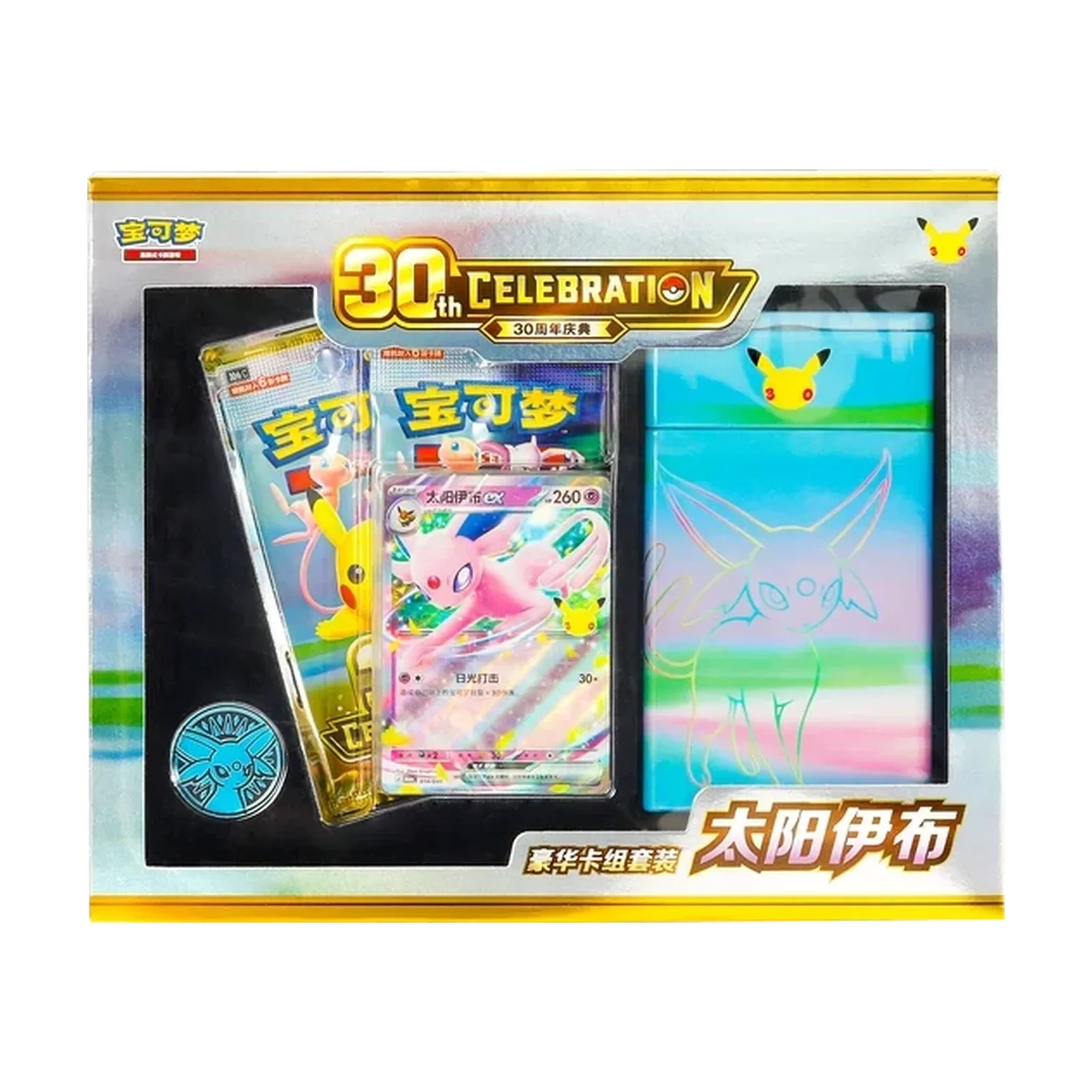 Pokémon TCG: 30th Celebration Deluxe Deck Set Espeon [Simplified Chinese]