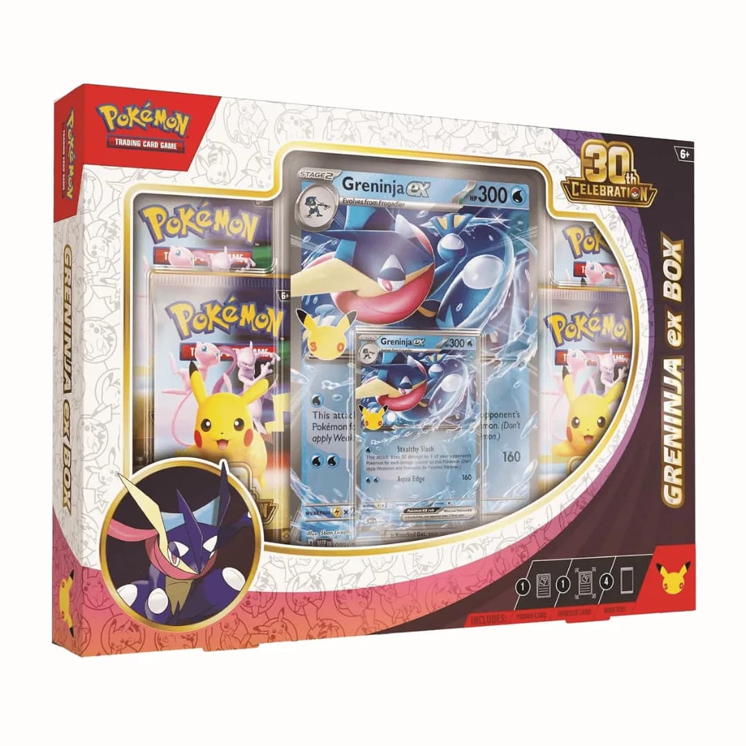 Pokémon TCG: 30th Celebration Greninja ex Box